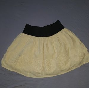 White Mini Cupcake Skirt